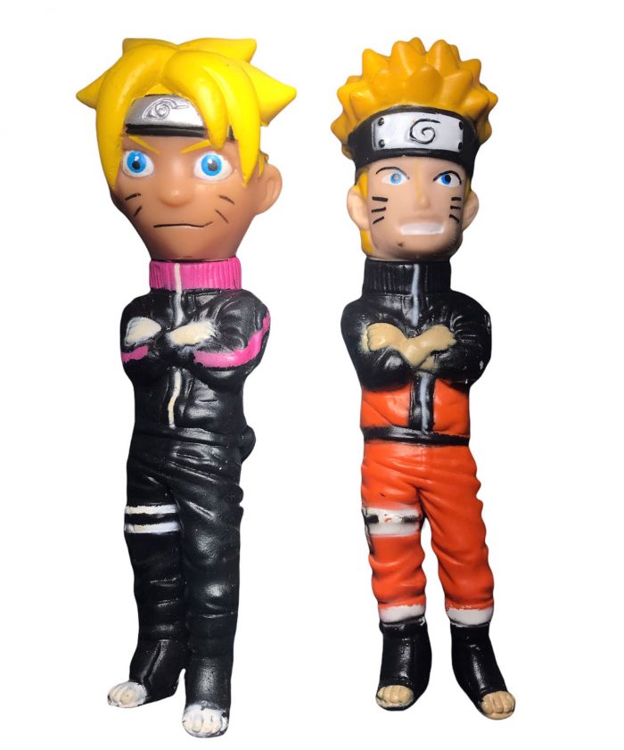 KIT de Bonecos do Naruto e Boruto com 15cm
